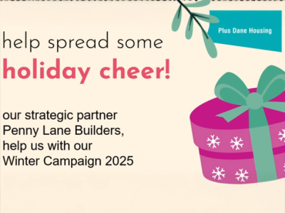PLB Offer our Support to Plus Dane Housing Winter Campaign